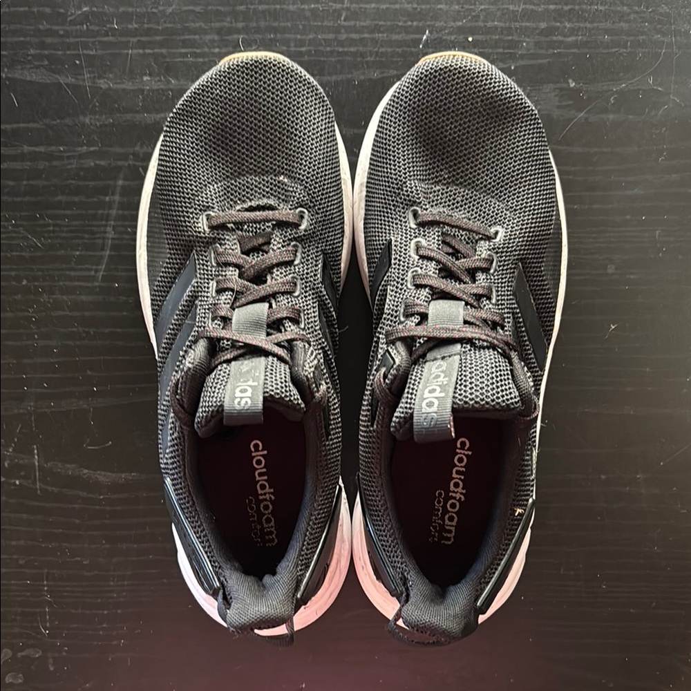 Adidas Black and White Sneakers Versatile Style